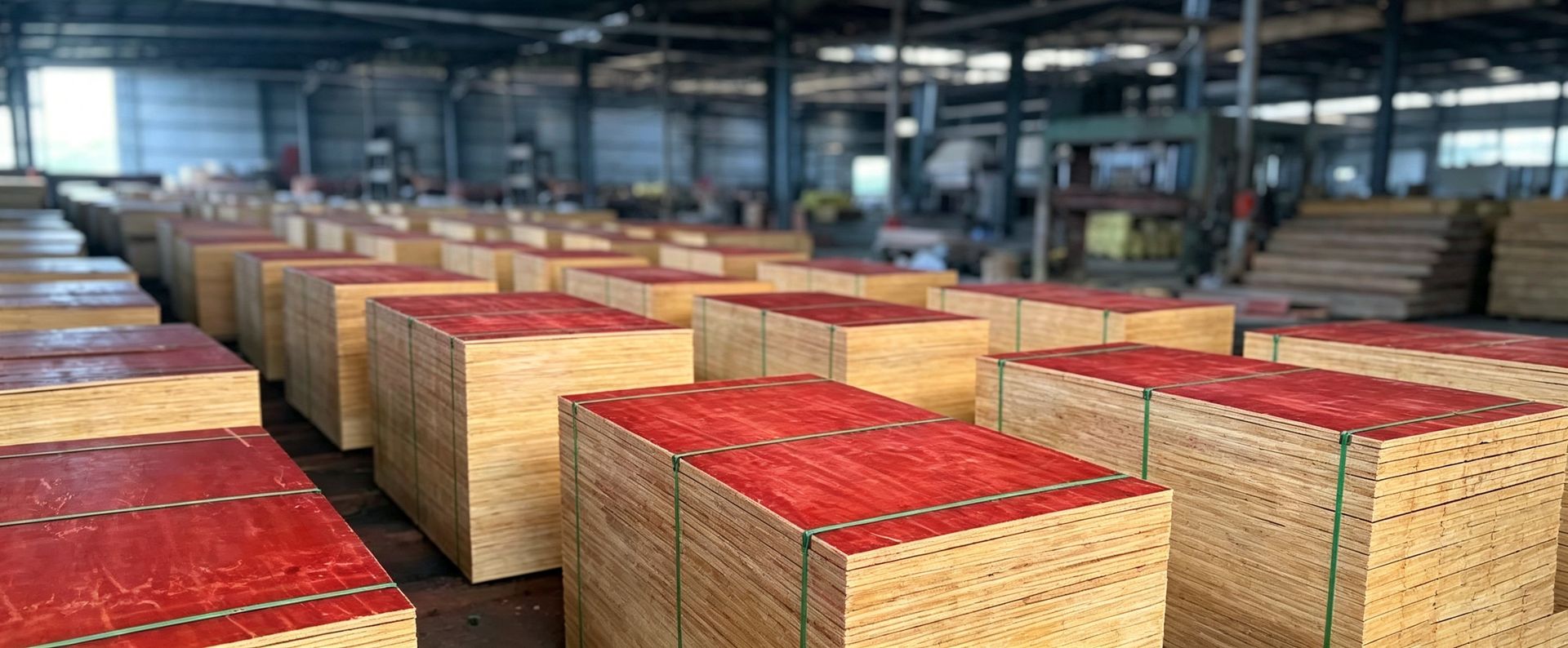 建筑红板仓库大库存 red formwork warehouse